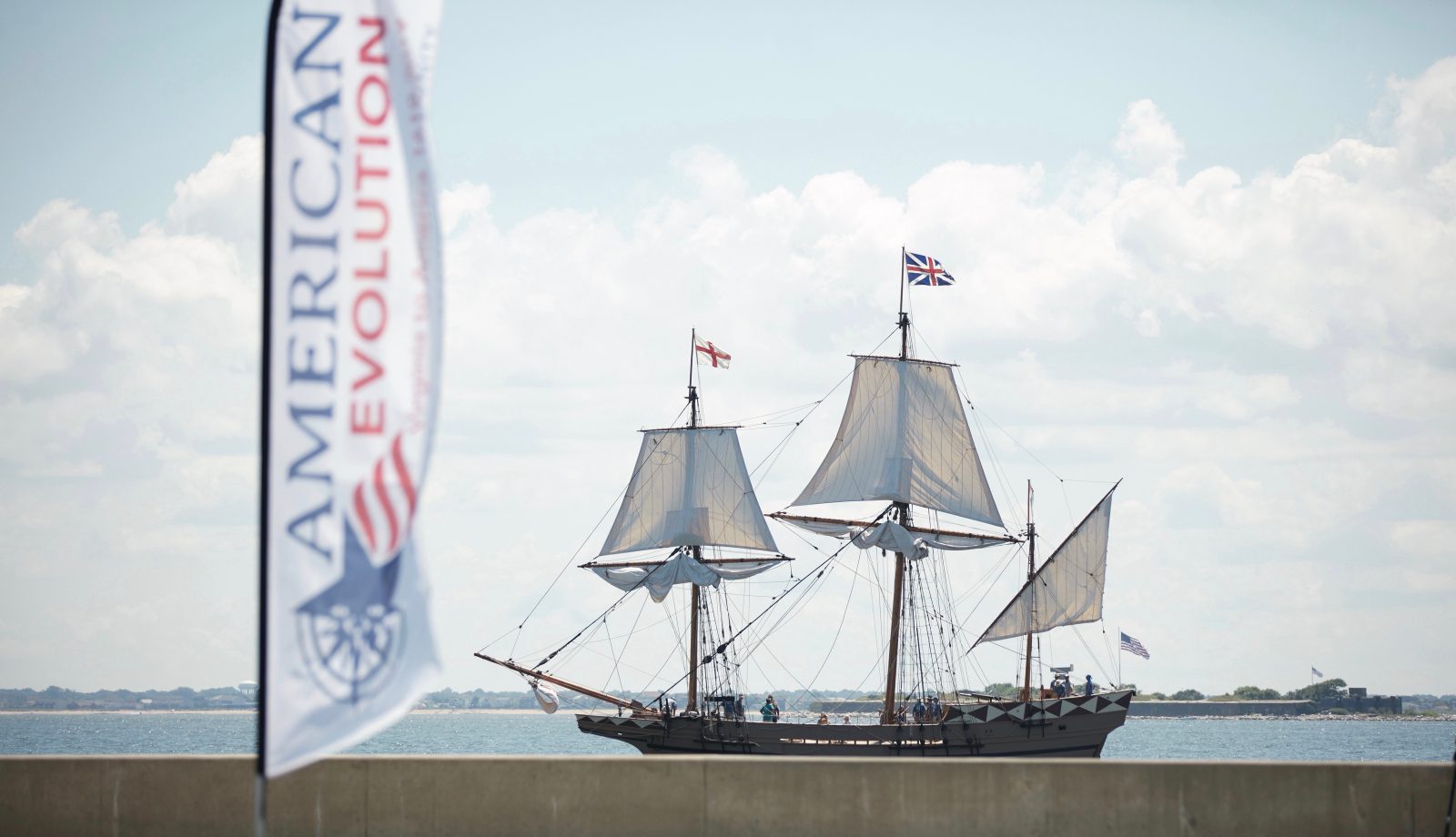 Replica ship at African Arrival Day