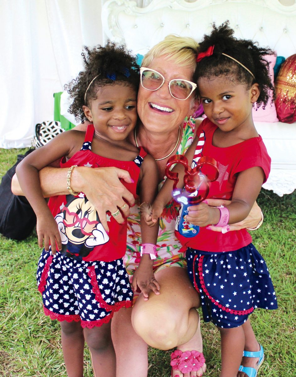 Dr. Poe-Zeigler, twins, New Hope Center Anniversary Celebration