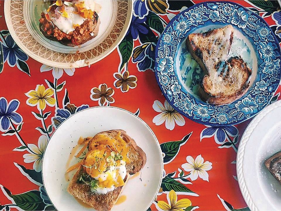 Toast Breakfast Sandwiches Brunch