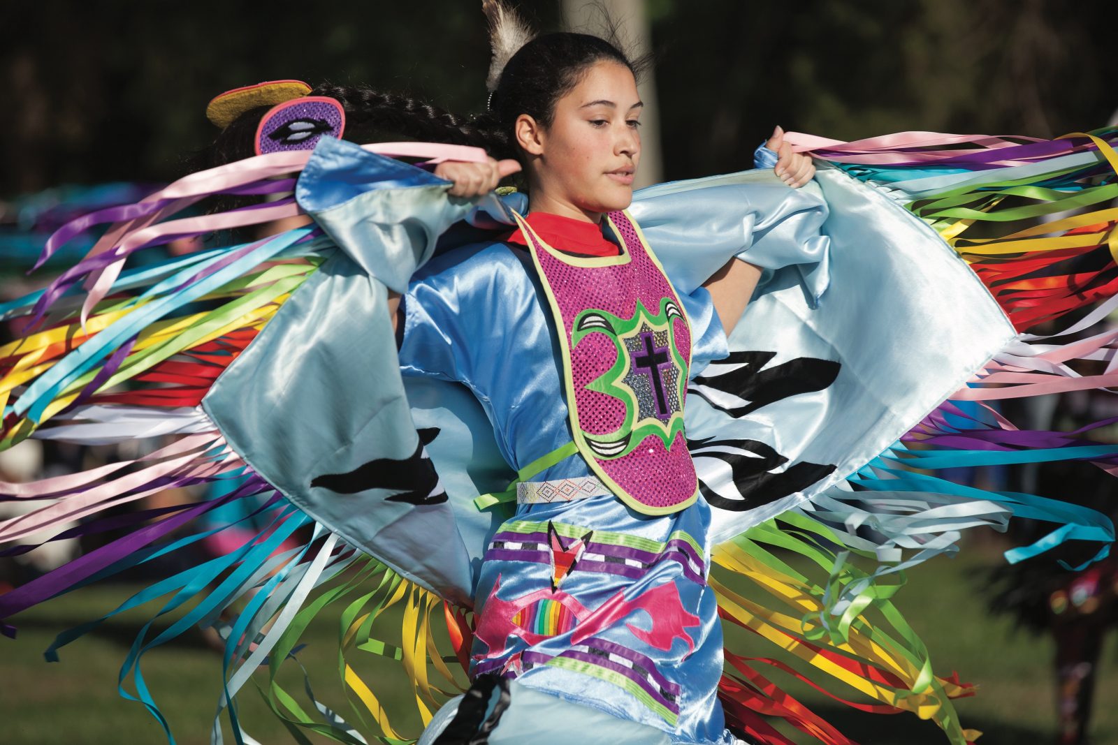 Virginia Thanksgiving Festival Chickahominy dancer