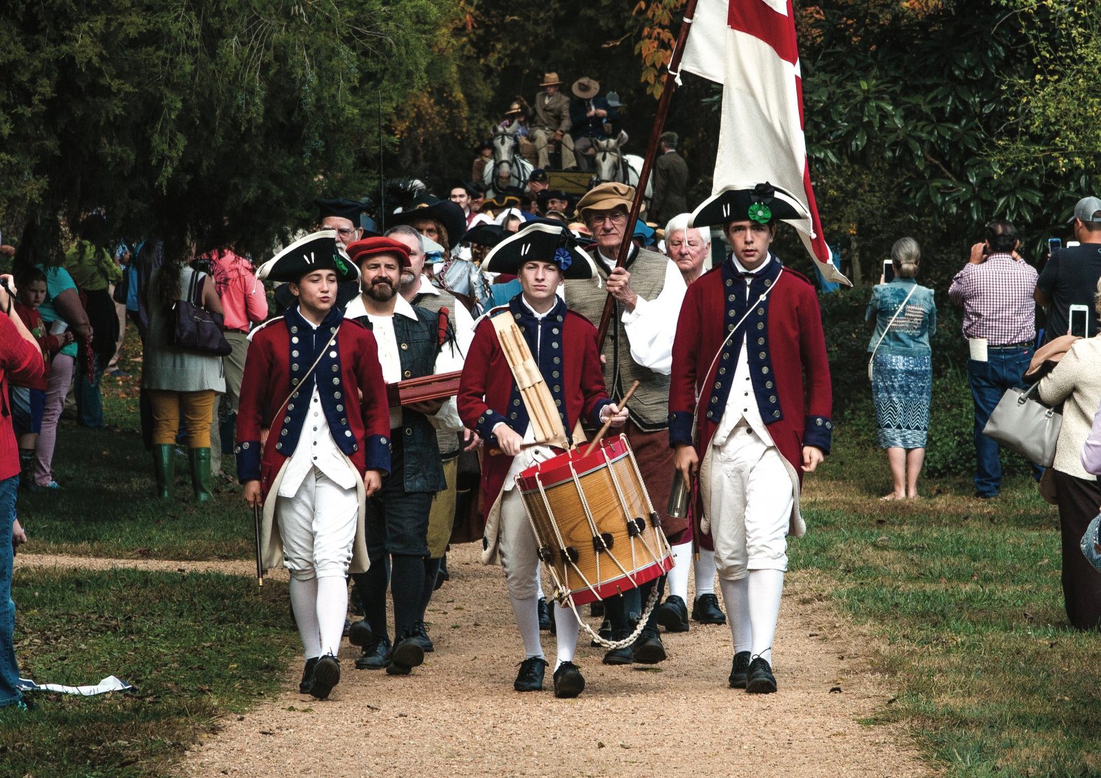 Fifes and Drums at the Virginia Thanksgiving Festival