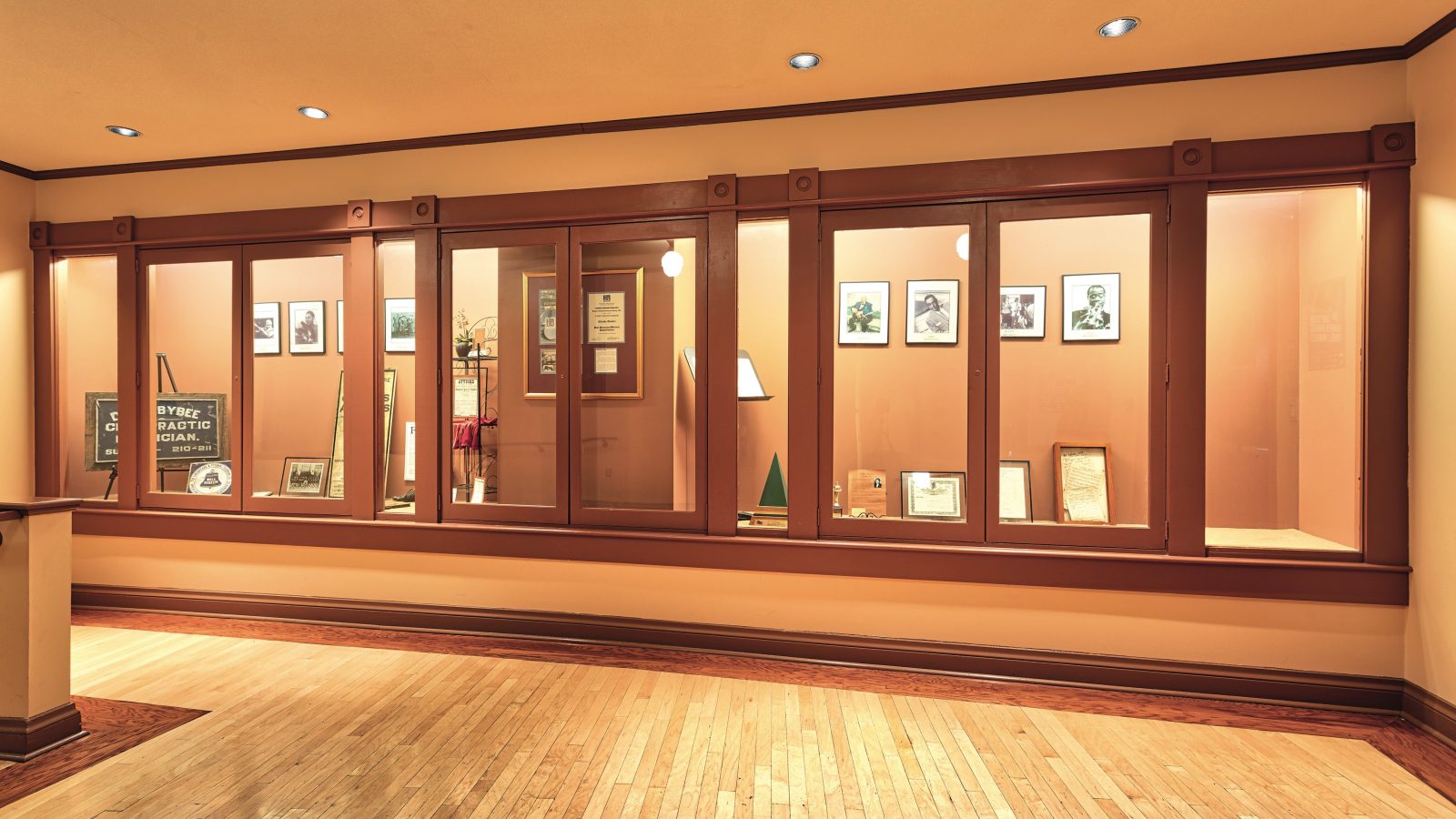 Attucks Theatre historical display