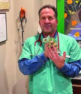 Dr Silverstone With Chameleon
